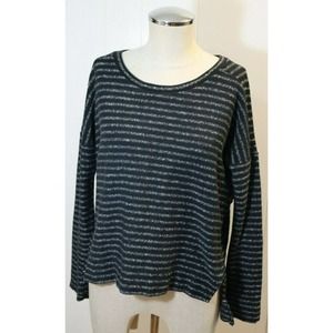 Madewell Stripe Sweater Black and White Size S